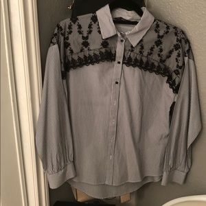 Zara button down shirt